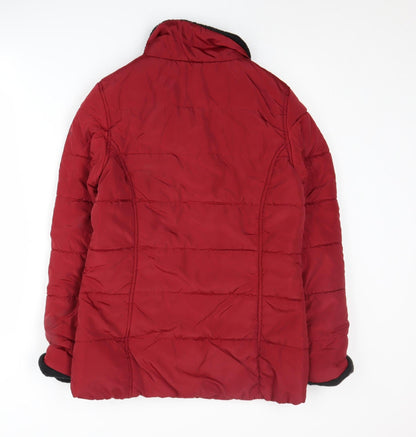 Womens UK Size 12 Regatta Red Puffer Jacket