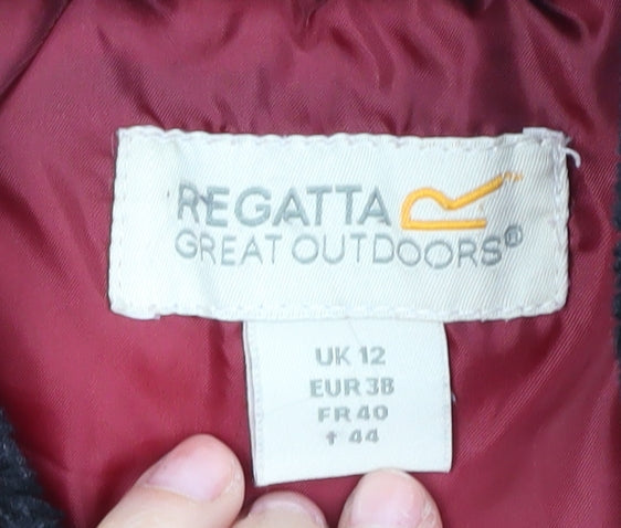 Womens UK Size 12 Regatta Red Puffer Jacket