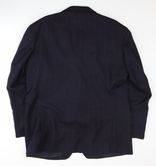 Mens UK Size 46 St Michael Regular Blue Suit Jacket
