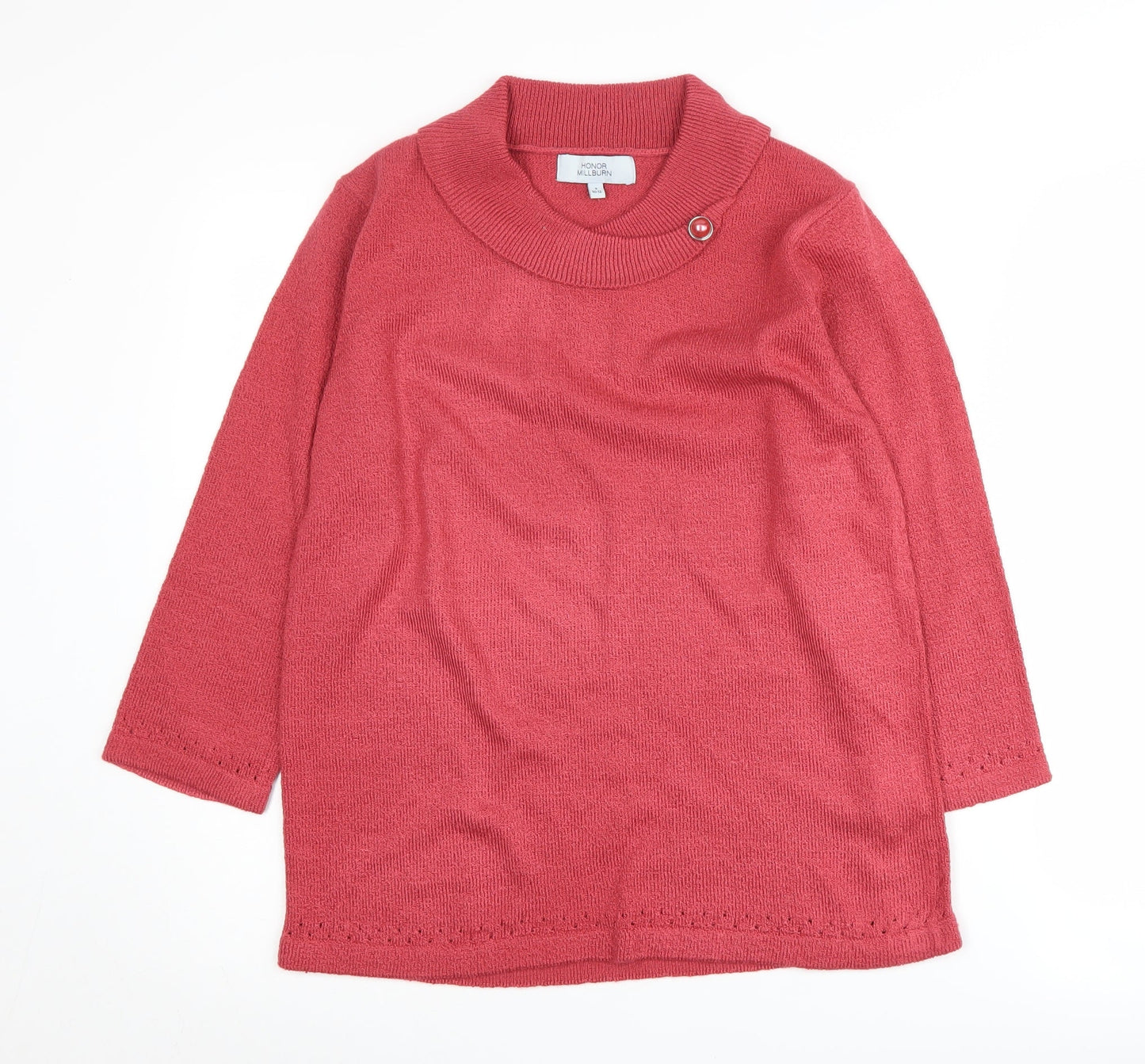 Womens UK Size 10 Honor Millburn Red Pullover Jumper