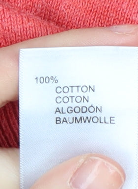 Wolsey Men's Red V-Neck Pullover Sweater XL