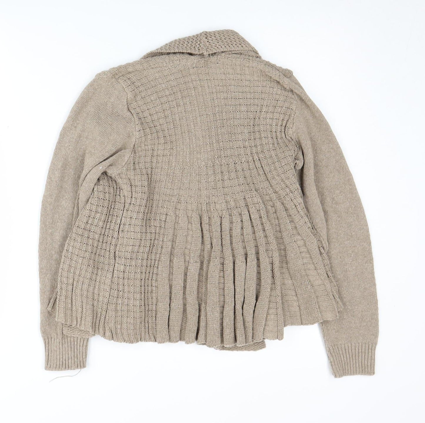 Womens UK Size S/M Remel London Beige Cardigan Jumper