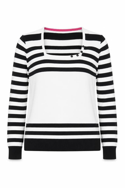 Womens UK Size 16 M&Co Black Pullover Jumper