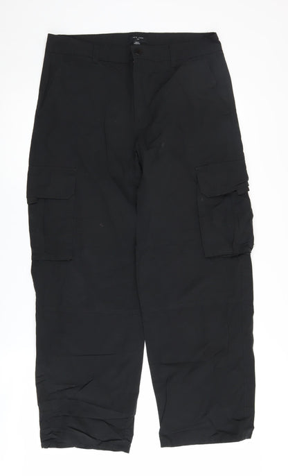 New Look Men's Black Cargo Trousers Size 32S