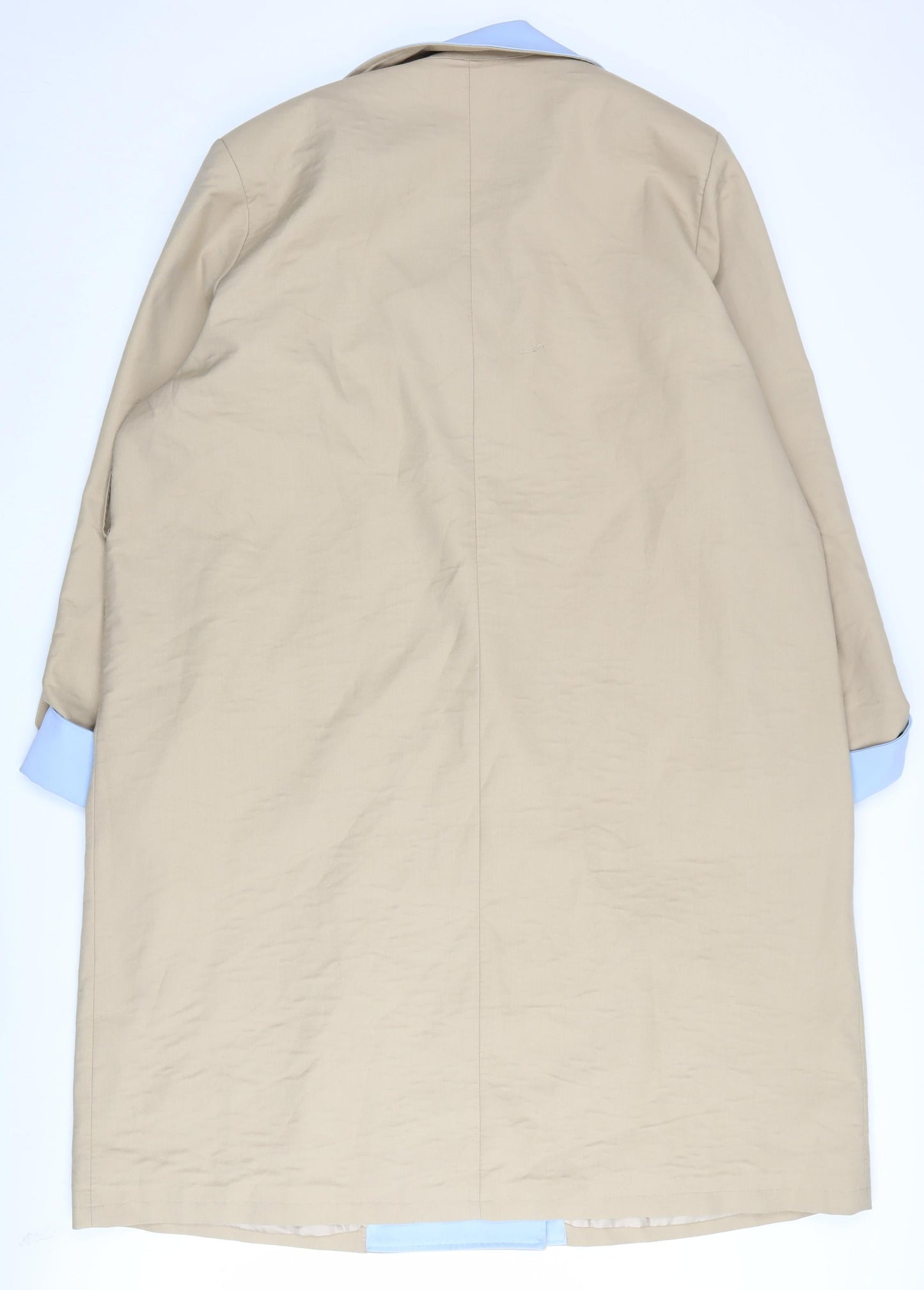 XIJIANGONI Women's Beige Trench Coat 5XL Relaxed Fit