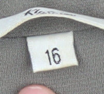 Klass Collection Women's Grey Blazer, Size 16, Business