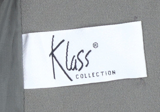 Klass Collection Women's Grey Blazer, Size 16, Business
