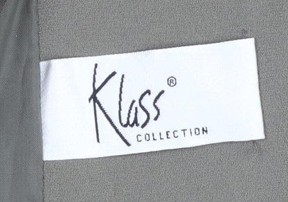 Klass Collection Women's Grey Blazer, Size 16, Business
