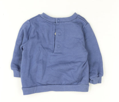 Disney Baby Blue Mickey & Pluto Jumper, 0-3 Months, Unisex