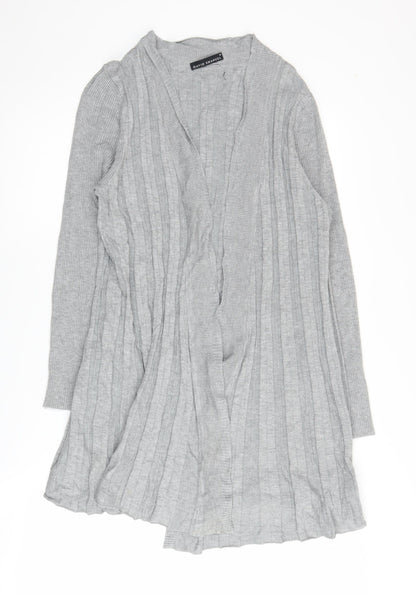 David Emanuel Women's Grey Cardigan M Long Sleeve