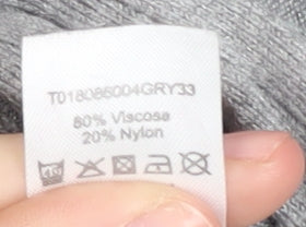 David Emanuel Women's Grey Cardigan M Long Sleeve