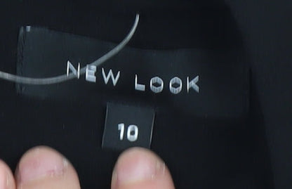 New Look Women's Black Suit Jacket Blazer Size 10