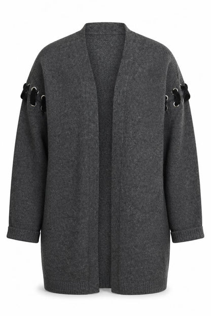 Womens UK Size 8 V by Very Grey Cardigan Jumper
