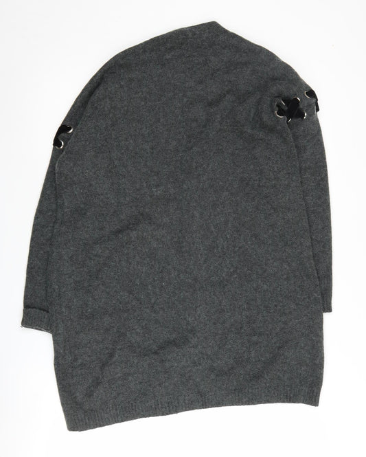 Womens UK Size 8 V by Very Grey Cardigan Jumper
