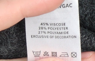Womens UK Size 8 V by Very Grey Cardigan Jumper