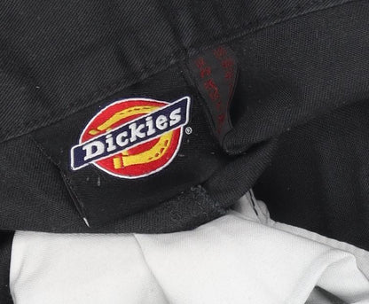 Dickies Men's Black Cargo Trousers with Logo