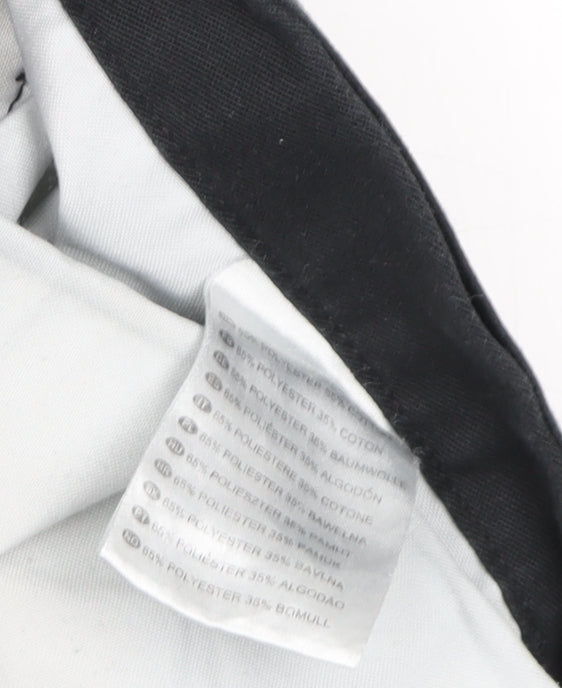 Dickies Men's Black Cargo Trousers with Logo