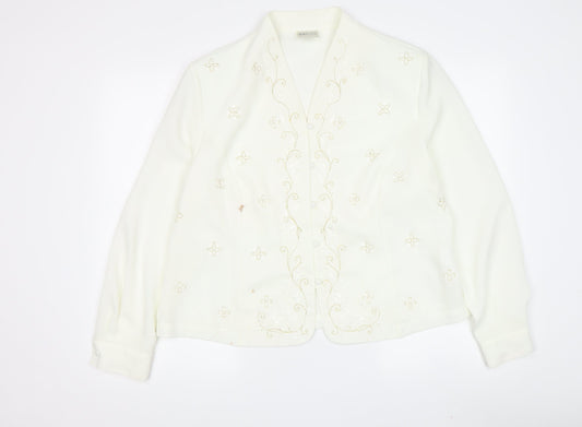 Womens UK Size 16 Eastex Ivory Basic Blouse