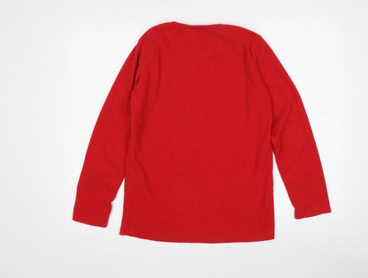 Disney Girls Red Pullover T-Shirt, 12-13 Years, Minnie Mouse