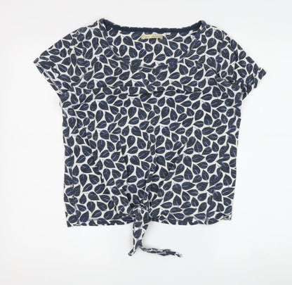 Womens UK Size 8 NEXT Blue Tunic Blouse