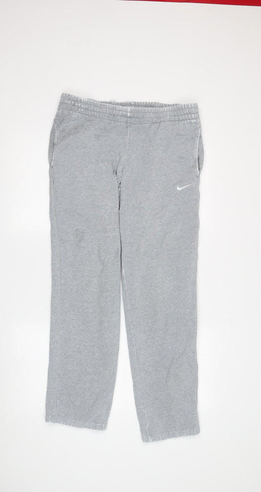 Nike Men's Grey Sweatpants S Regular Fit