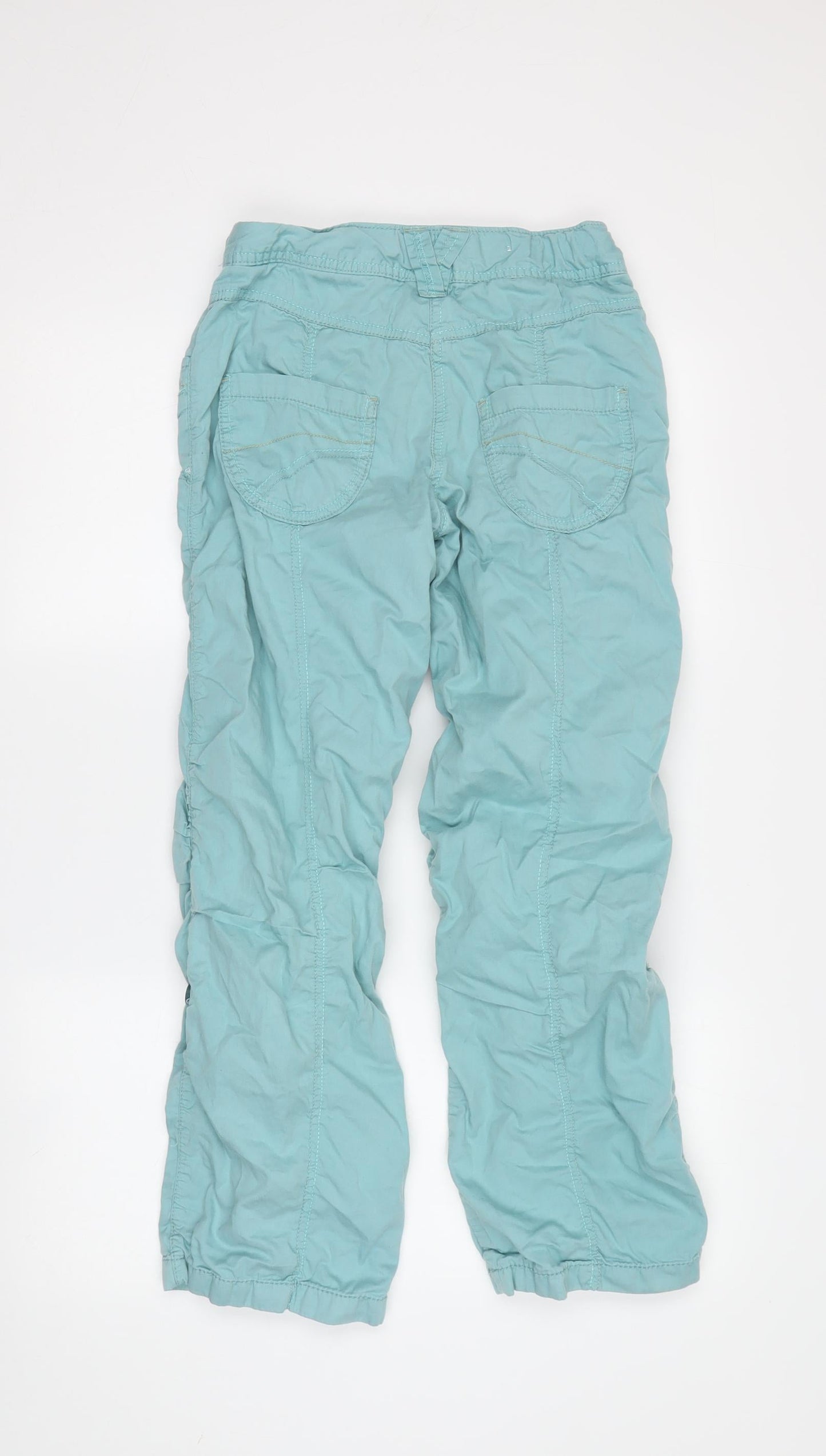 Next Girls Blue Trousers 11 Years with Pockets