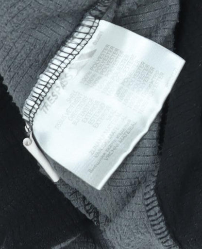 Trespass Men's Black 1/4 Zip Sweatshirt