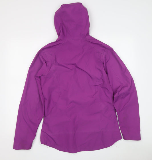 Mountain Warehouse Women's Purple Waterproof Rain Jacket Size 10