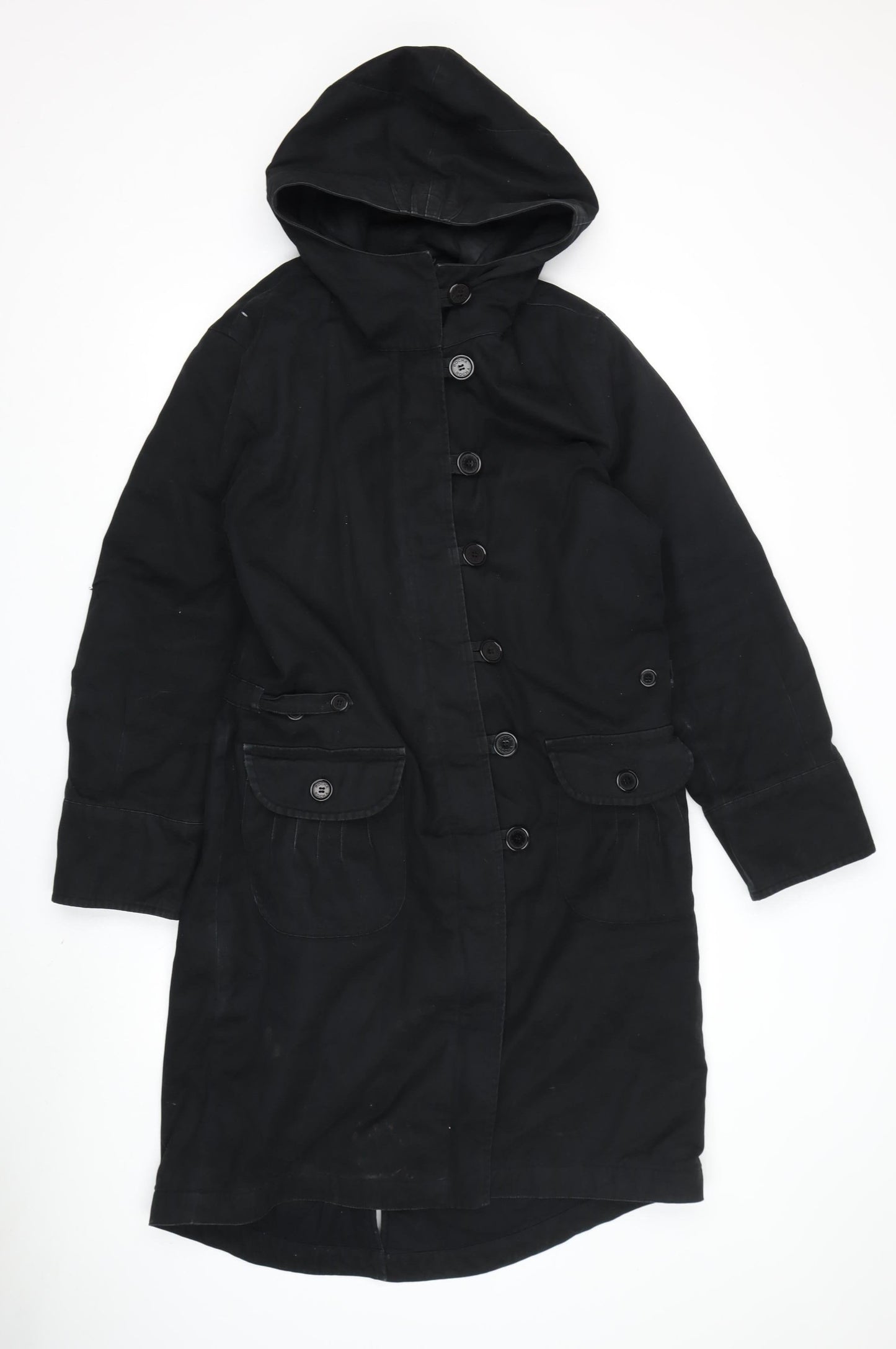 Rocha John Rocha Women's Black Parka Coat Size 14