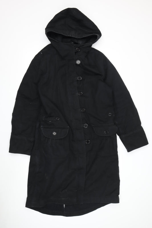 Rocha John Rocha Women's Black Parka Coat Size 14