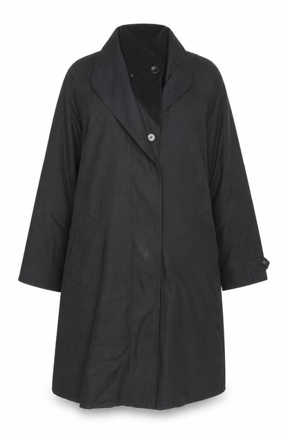 Womens UK Size S Dannimac Black Overcoat