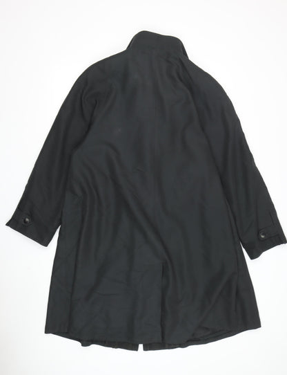 Womens UK Size S Dannimac Black Overcoat