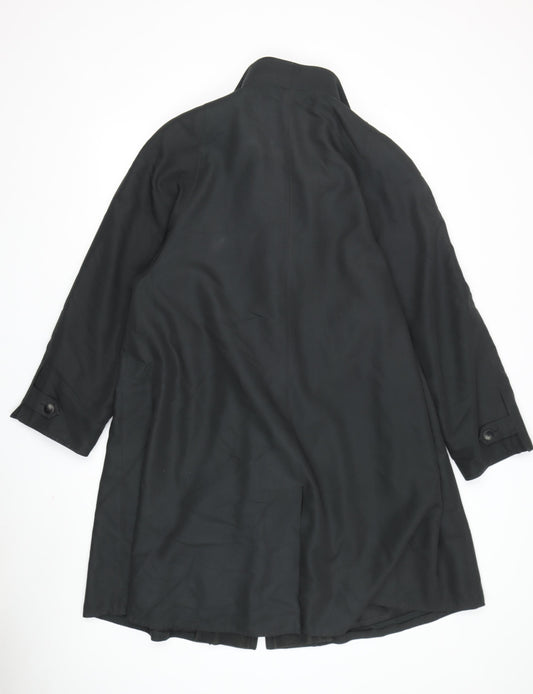 Womens UK Size S Dannimac Black Overcoat