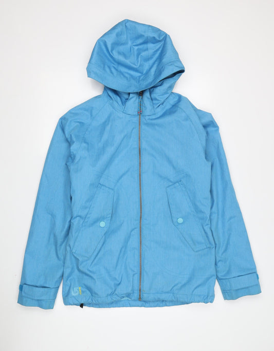 Burton Women's Blue Hooded Softshell Jacket S