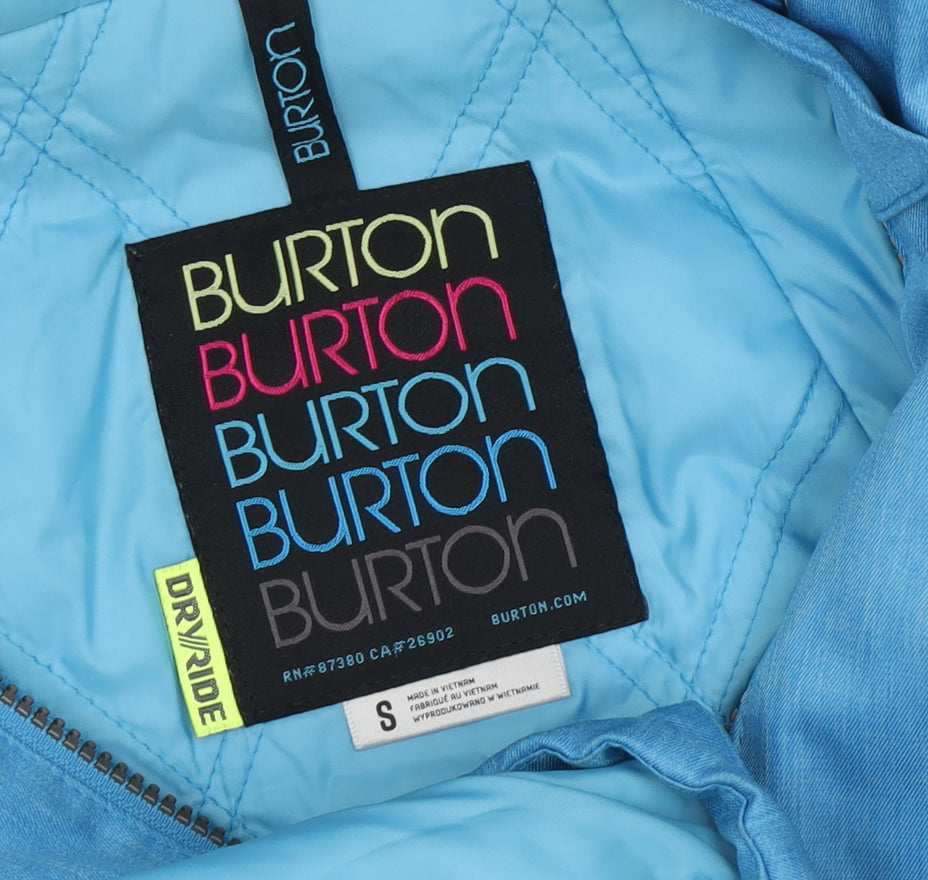 Womens UK Size S Burton Blue Basic Jacket
