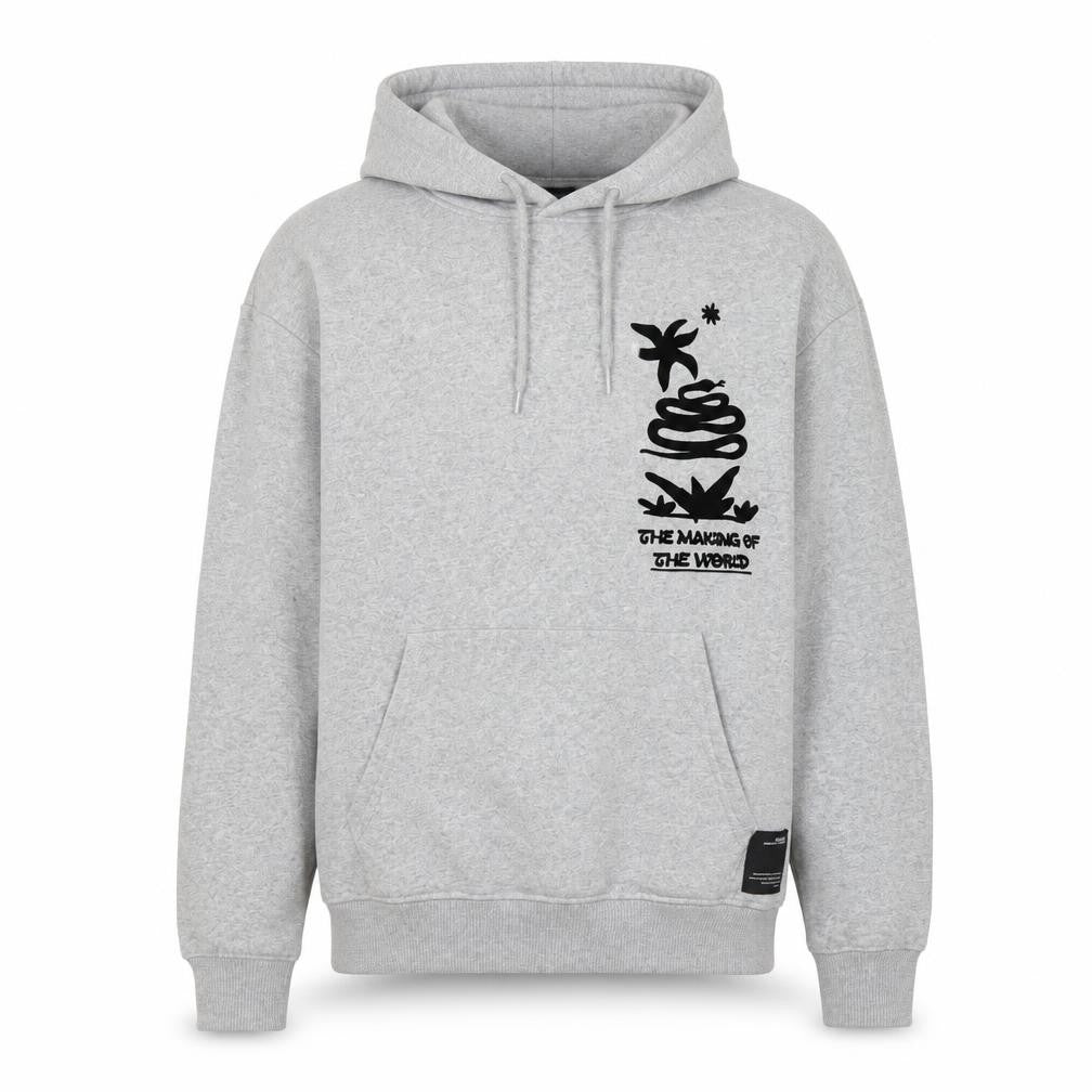 Mens UK Size XS Pull&Bear Grey Pullover Hoodie