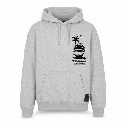 Mens UK Size XS Pull&Bear Grey Pullover Hoodie