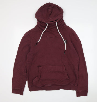 Mens UK Size L JACK & JONES Red Pullover Hoodie