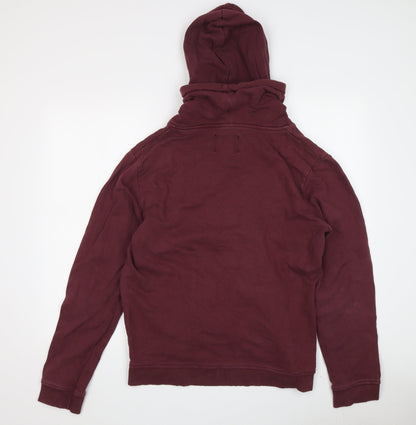 Mens UK Size L JACK & JONES Red Pullover Hoodie
