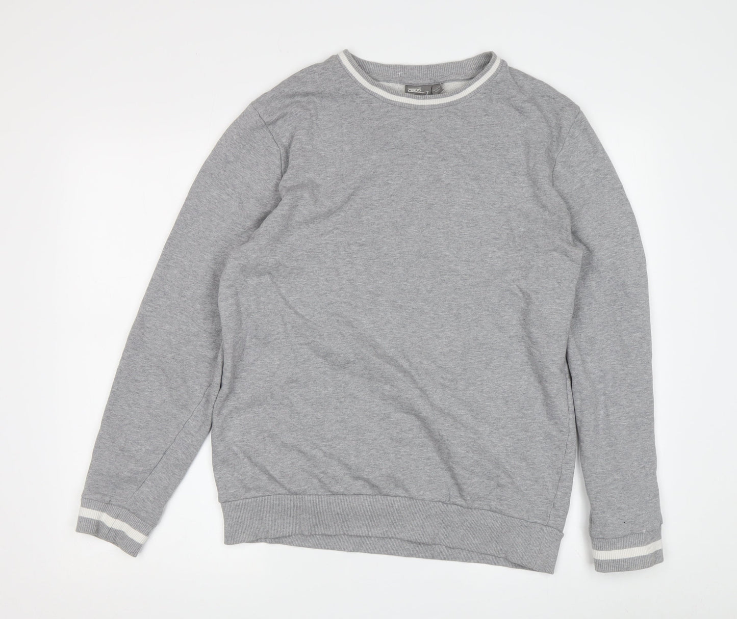 Mens UK Size XS ASOS Grey Pullover Sweatshirt