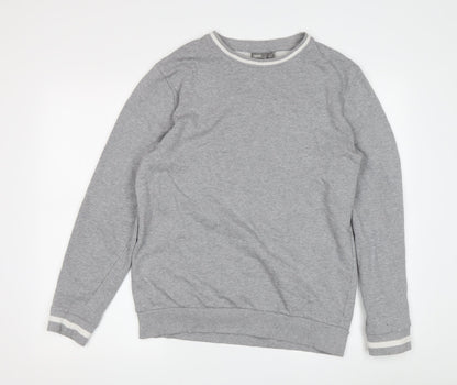 Mens UK Size XS ASOS Grey Pullover Sweatshirt