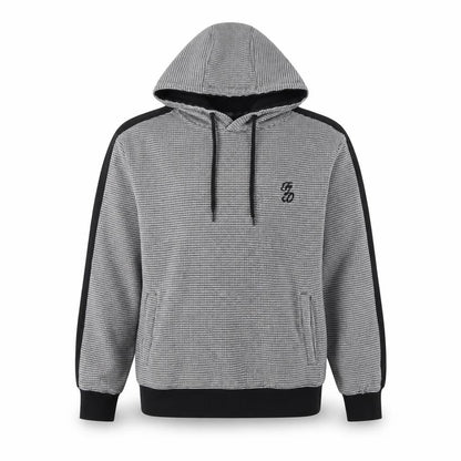 Mens UK Size M Fluid Black Pullover Hoodie