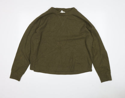 River Island Women's Green Pullover Sweatshirt M