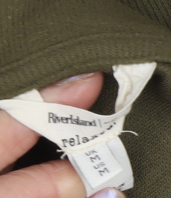 River Island Women's Green Pullover Sweatshirt M