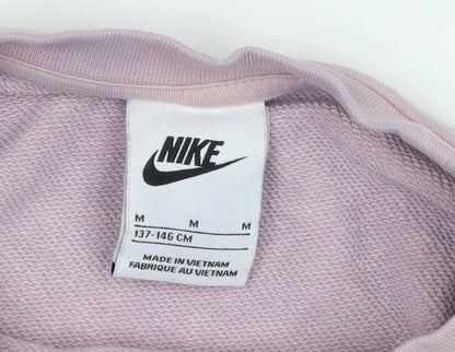 Nike Unisex Kids Pink Sweatshirt Size 8-9 Years