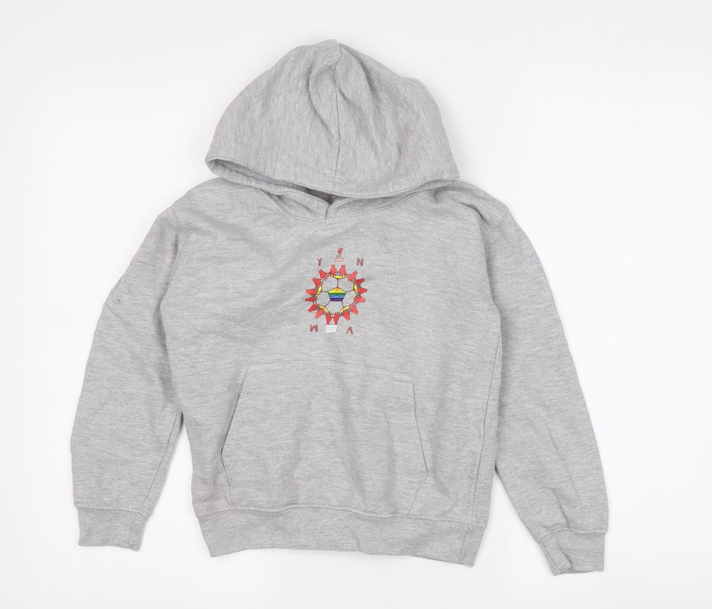 LFC Boys Grey Pullover Hoodie - M, Sports Logo Design