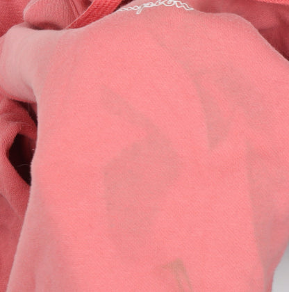 Champion Unisex Pink Pullover Hoodie Size L