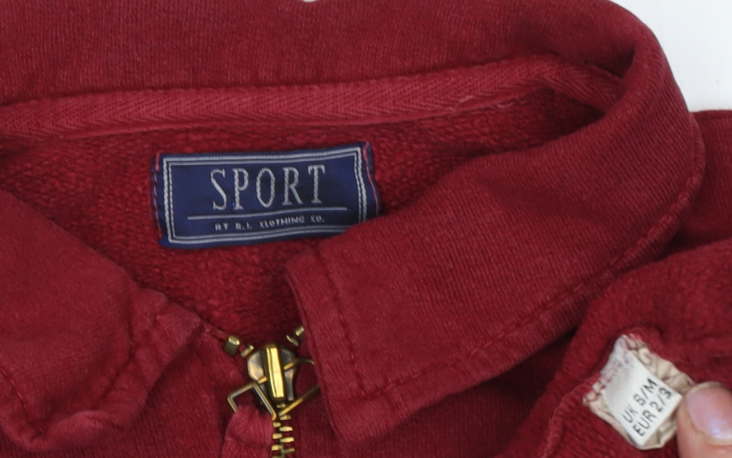 Sport by R.L. Men's Red 1/2 Zip Sweatshirt M