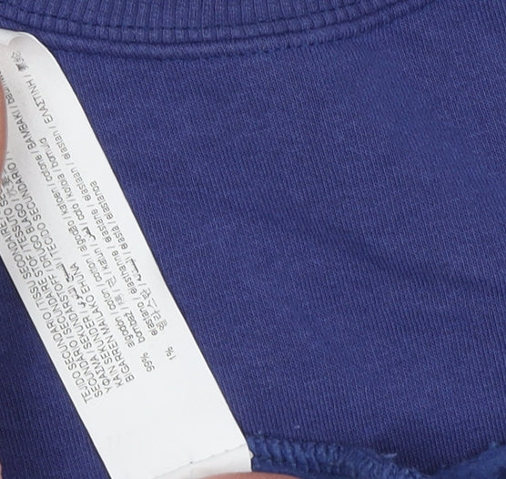 Mens UK Size S Pull&Bear Blue Pullover Sweatshirt