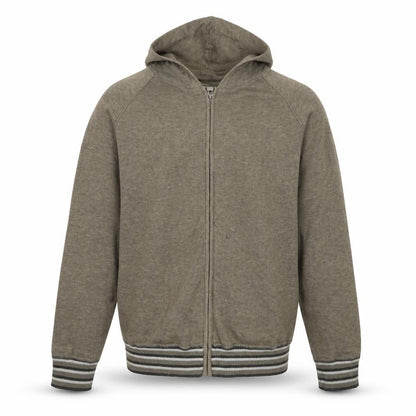 Mens UK Size M NEXT Brown Full Zip Hoodie